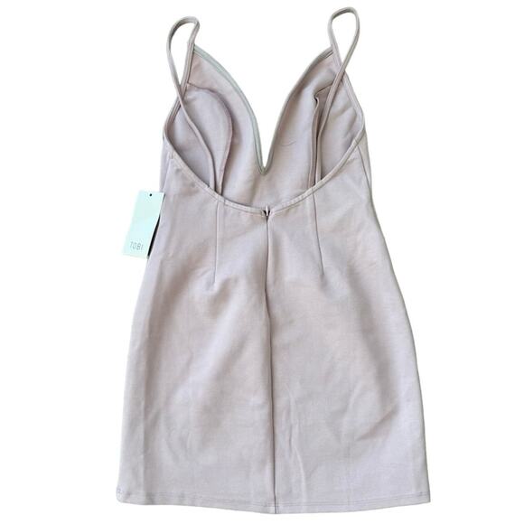 NWT Tobi Sadie Bodycon Mini Short Dress in Mauve Purple, Size XS - Picture 2 of 9